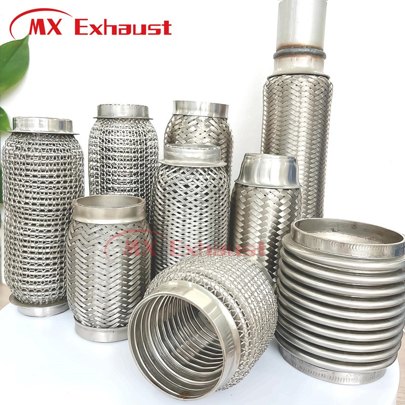 Universal Exhaust Flex Pipe with Outer Wire Mesh Interlock Layer Buy Exhaust System, Exhaust